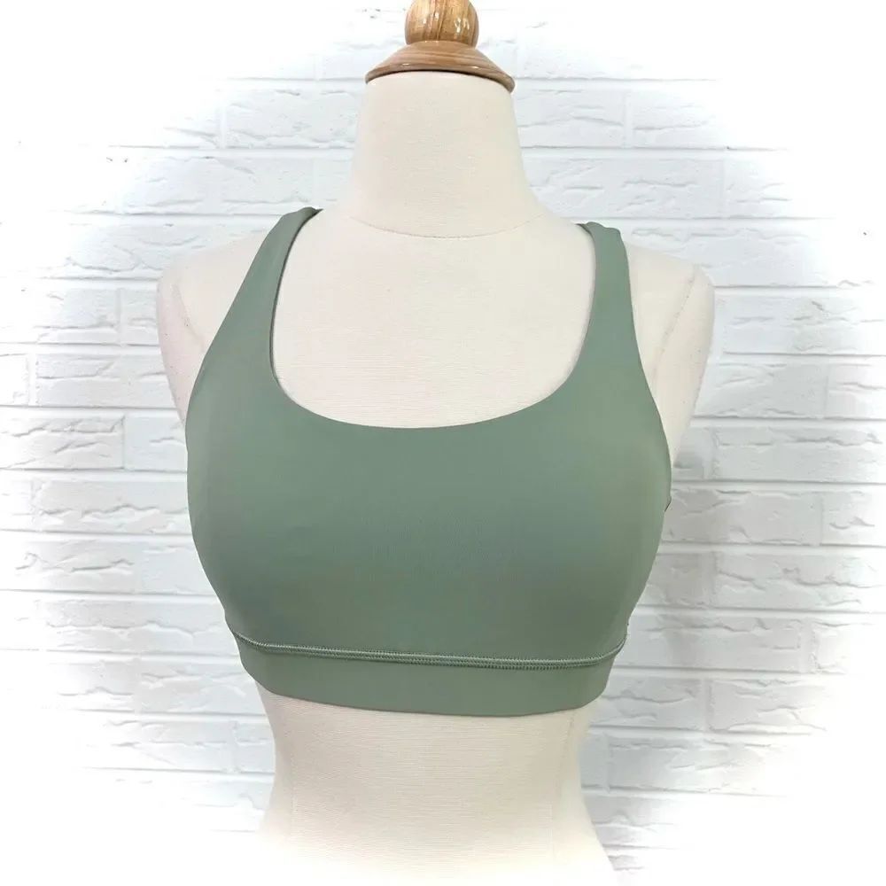 Lululemon Energy Bra Sea Moss Size 4